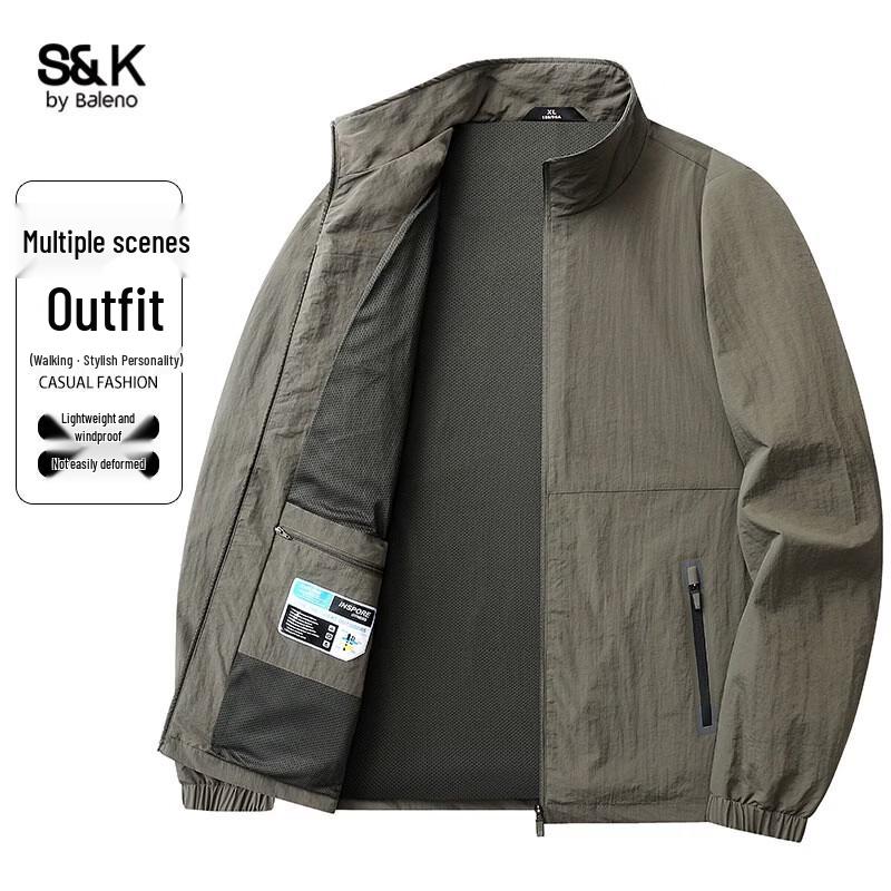 Baleno S&K Series Men's Stand-Collar Casual Jacket