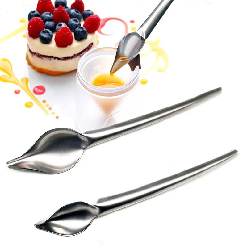 Chef Decoration Spoon for Sushi And Dessert - Food Draw Tool Design Sauce Dressing Plate Cake Bakeware Coffee Gastronomy