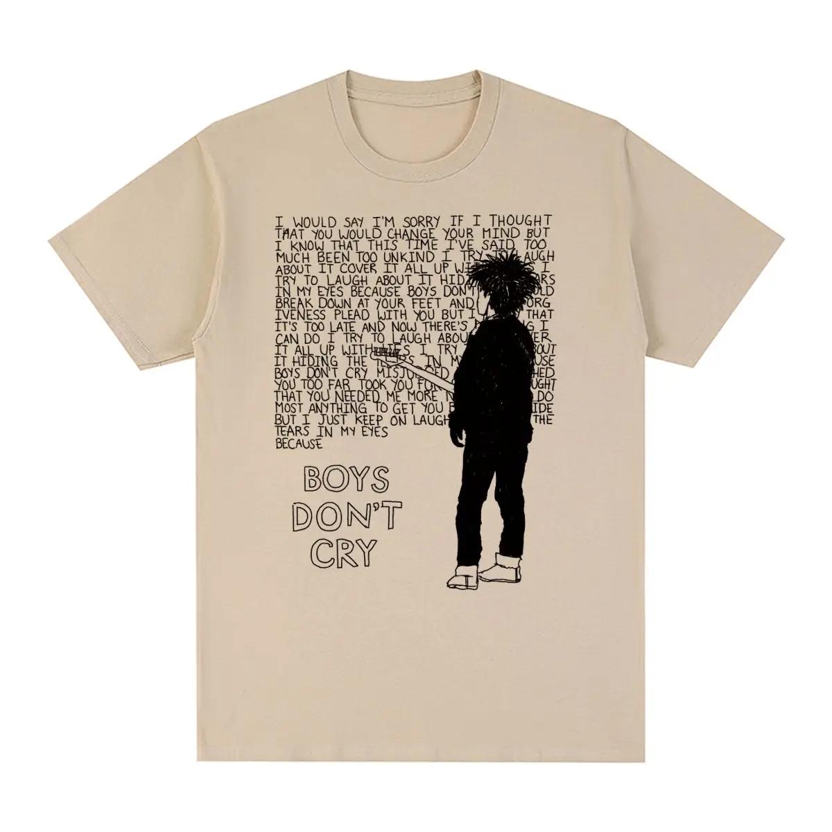 

Thhee Curree Vintage T-shirt Robert Smith Boys Don t Cry Cotton Men T shirt New Tee Tshirt Womens Tops 5XL різнокольоровий