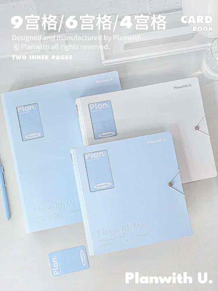 Large Capacity Photo Album Blue Photocard Binder Kpop Card Book 480 Pockets Collection Book for Idol Group Wholesales 2025 New