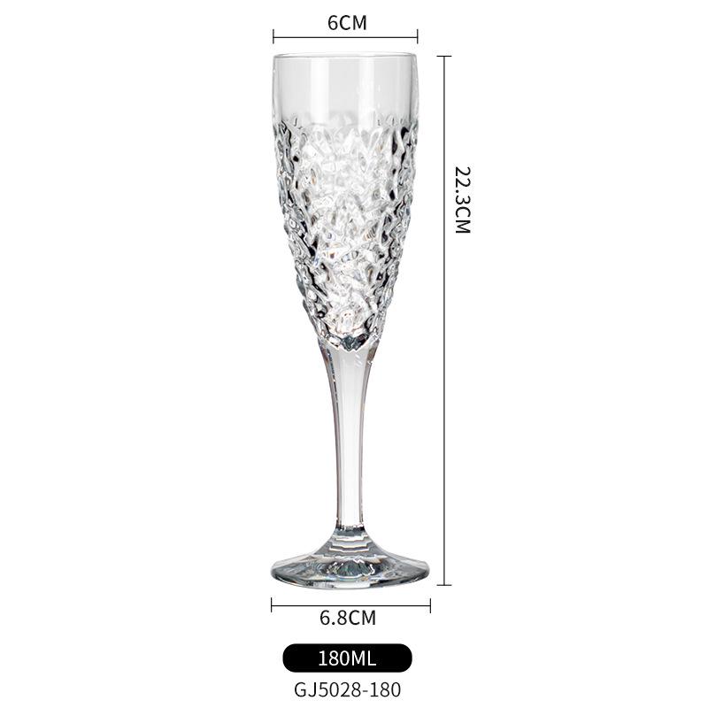 High-Stemmed Multi-Purpose Glass: Champagne, Wine, Cocktail, Brandy - Elegant and Luxurious Design