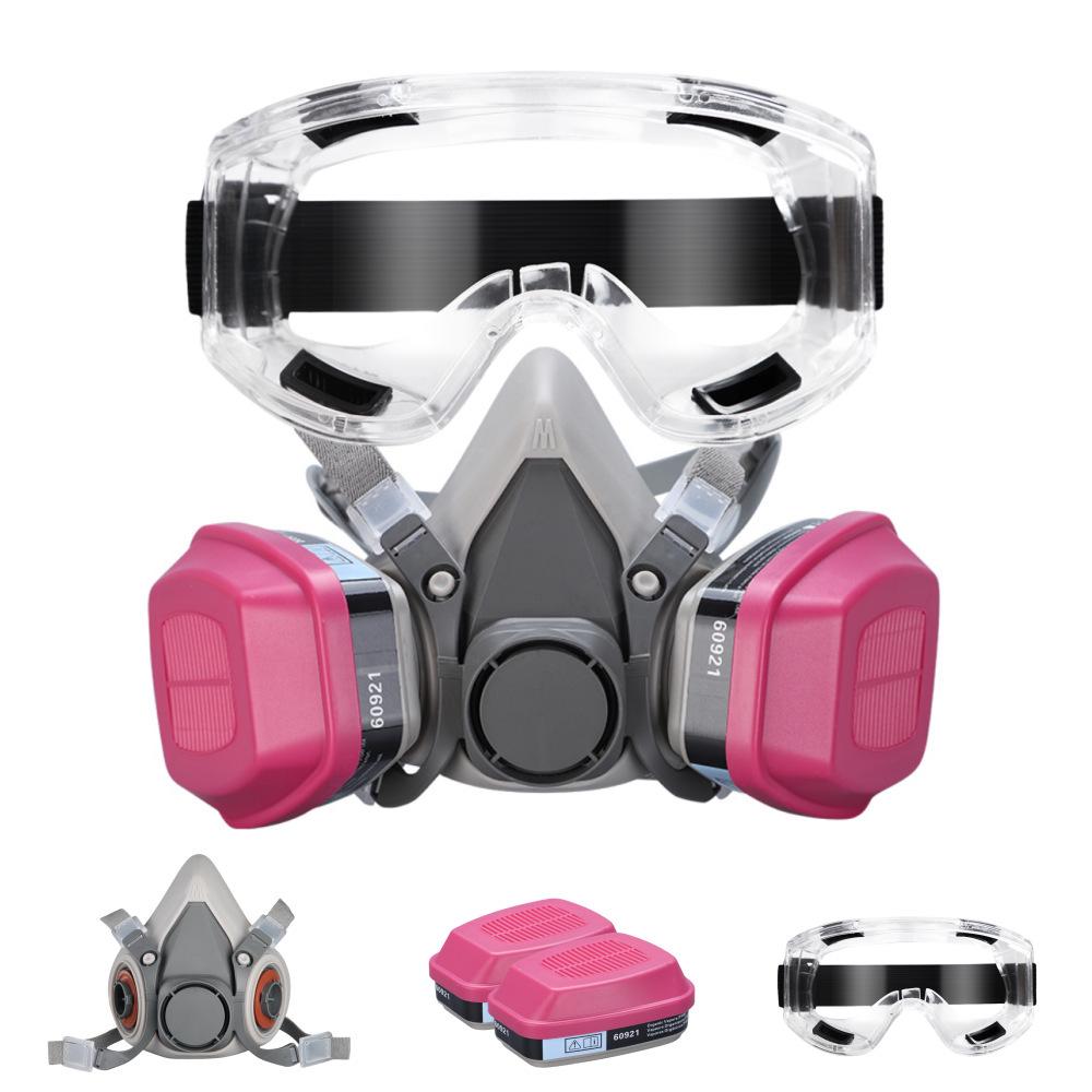 6200 Modell Mehrzweck-Gasmaske für Malen, Pestizide, Dekoration, Schleifen, Chemikalienhandhabung, Brandbekämpfung und Bergbau-Staubschutz.