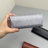 Large Capacity PU Leather Triangular Glasses Case Magnetic Closure Anti-scratch Protective Eyewear Holder for Sunglasses