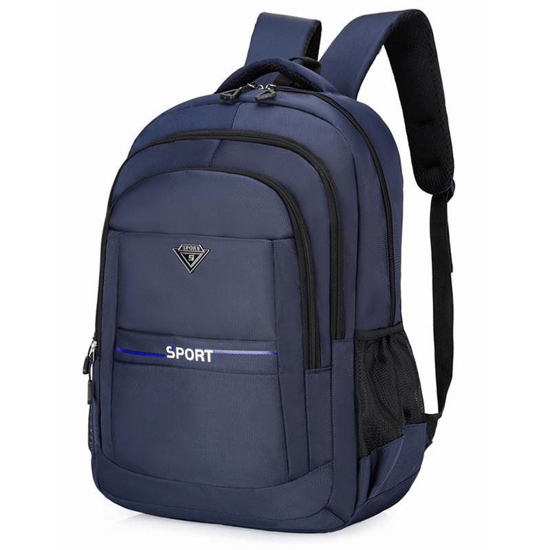 Backpack Simple Style Schoolbag Outdoor Travel Bag Large Capacity Computer Bag
