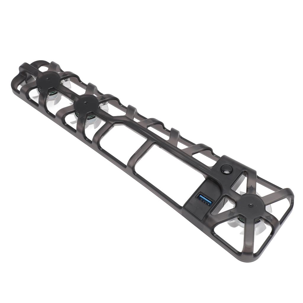 Cooling Fan for PS5 Slim Console 3 Fans USB 3.0 Port Blue Backlight Rear Cooling Fan Cooler Fan for PS5 Slim