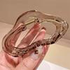 2025 High-End Acrylic Cloud Large Hair Claw for Women - Back of Head Shark Clip Accessory