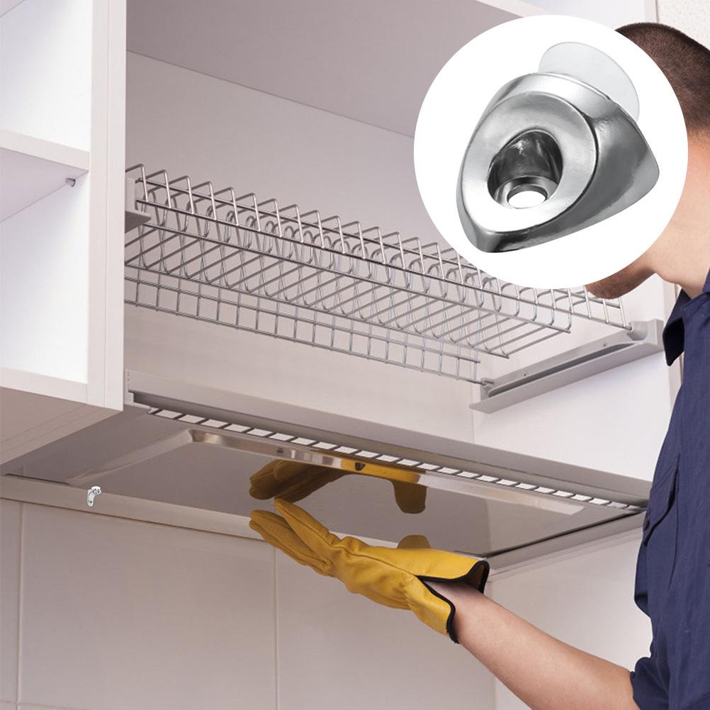 20pcs Zinc Shelf Support Pegs For Panel Mounting Braces Mounting Brace Glass Bracket Hardware Fixing Pegs Glass Bracket