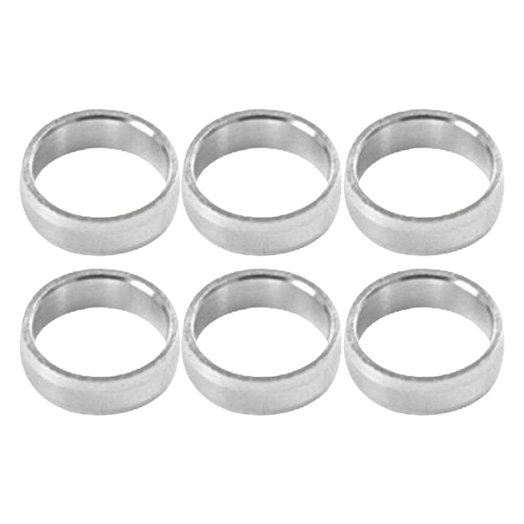 6Pcs Dart Flight Wing Savers Protectors Aluminum Alloy Dart Wing Corrector Dart Shaft Protector Dart Flights Rings Set