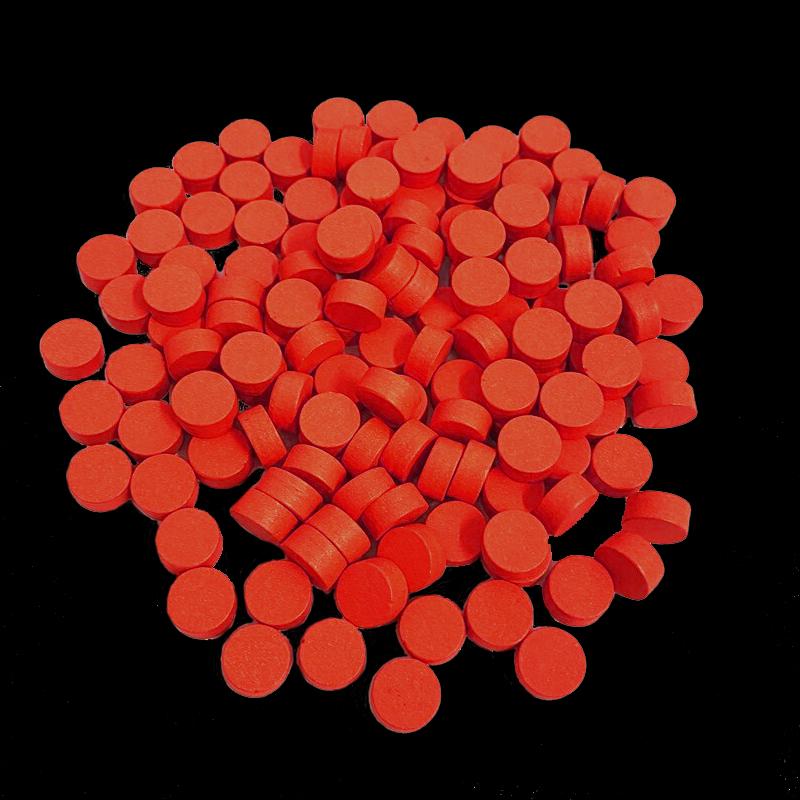 100 Stück Scheiben Durchmesser 10*5mm 10mm Scheiben Bauer Holz Spielfiguren Bunte Bauernschach Für Brettspiel Pädagogische Spiele Zubehör