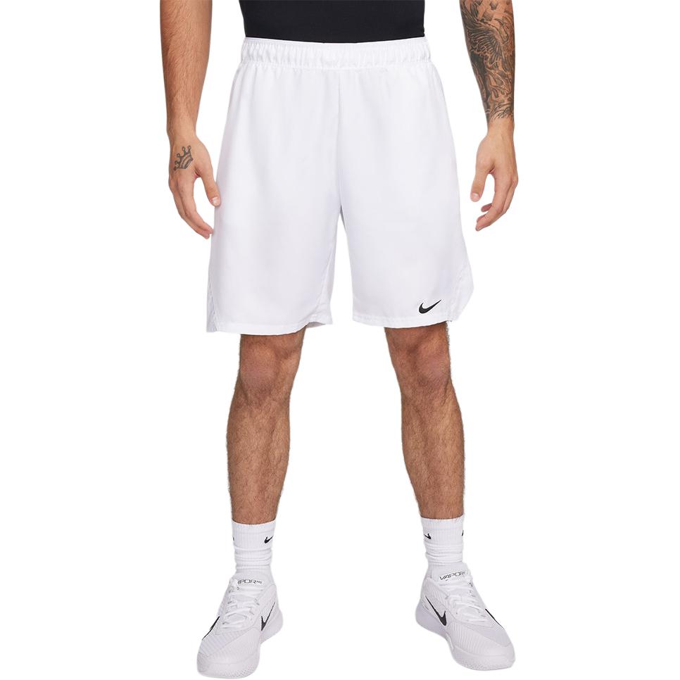 Nike Court Victory Solid Logo Elastic Waist Tennis Shorts Men shorts White FD5384-100