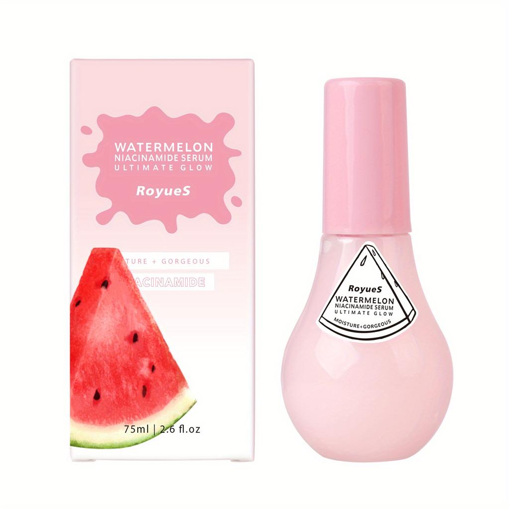 Watermelon Niacinamide Serum Facial Nourishing Moisturizing Small Bulb Serum Improve Facial Blemishes Serum 75ml