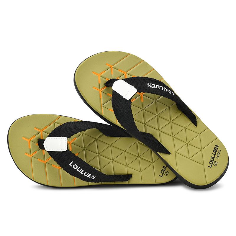 2025 Men's Non-Slip Beach Flip-Flops: Trendy Summer Sandals for Casual Outdoor Wear