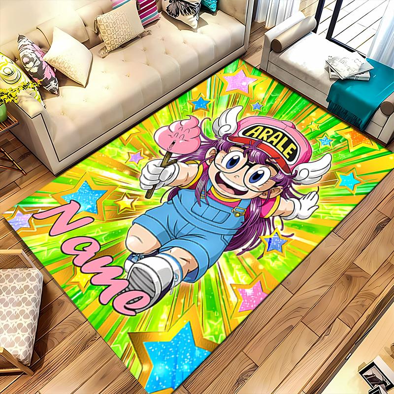 Custom personalization Arale Norimaki Area Rug - Perfect For Kitchen, Bathroom,Laundry Room Decor Large Size Available,Gift All Seasons