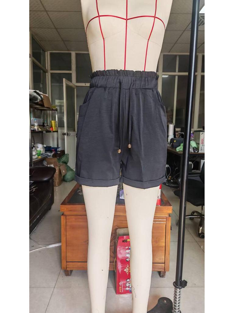 2026 Damen High-Waist Schnelltrocknende Glockentaschen Lässige Shorts - Frühjahrs-/Sommerkollektion