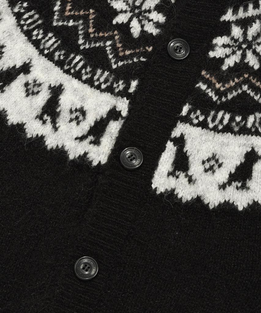 Wacky Willy Nordic Round Cardigan Black