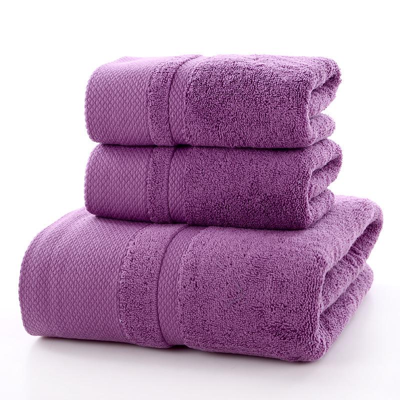 Premium All-Cotton Bath Towel: Thick, Soft, Absorbent, Antibacterial, Embroidered for Household and Hotel Use