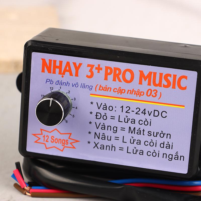 12V-24V 12 Lyd Musikk Elektronisk Horn Kontroller 3+Pro Horn Høyttaler Lydkontrollboks Enhet Med Volumbytte