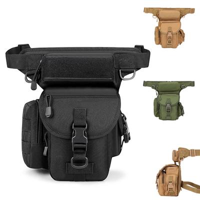 Herren Taillen-Bauchtasche Beintasche Militärisch Taktisch Motorradfahrer Kamera Sport Reisen Nylon Herren Hüft-Gürtel Oberschenkel Bauchtaschen
