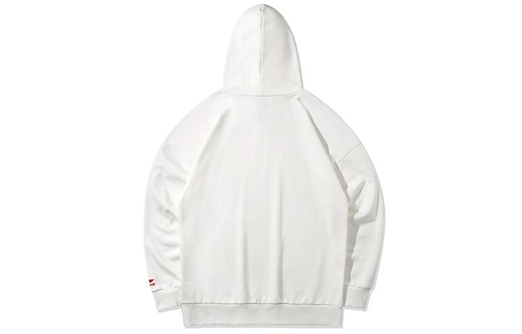 Li Ning Sports Fashion Collection Sweatshirts Men's Ivory Hooded Moderate Regular AWDQD03-1