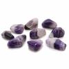 Amethyst Banded Tumbled Stones Grade B 24 Pieces