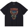 Camiseta de Algodón Pesado 100% 230 Gsm Camiseta de Algodón Pesado Unisex con Estampado de Banda de Rock Música Popular