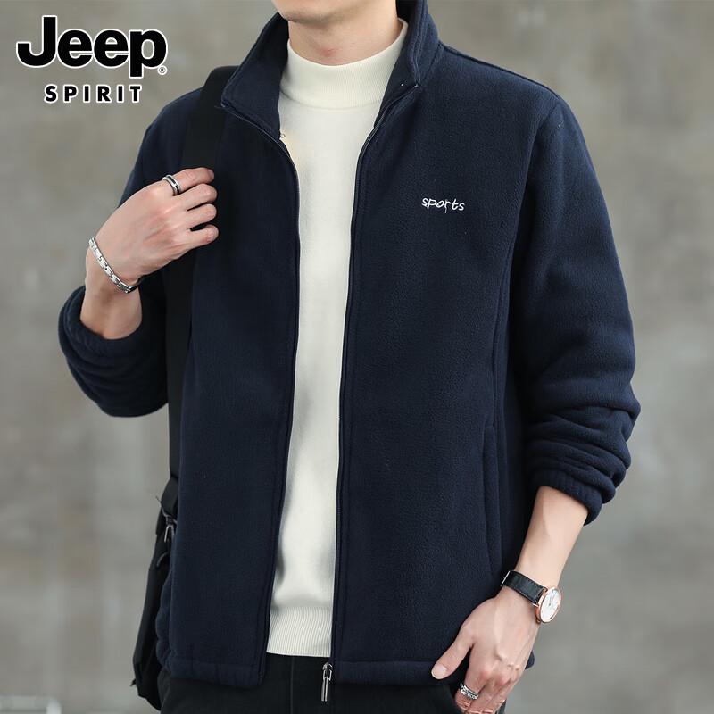 JEEP SPIRIT Men's Stand Collar Jacket