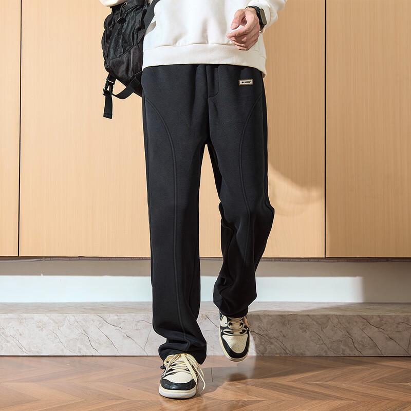 

TonLion Men s 2025 A/W Knitted Fleece Casual Pants XL