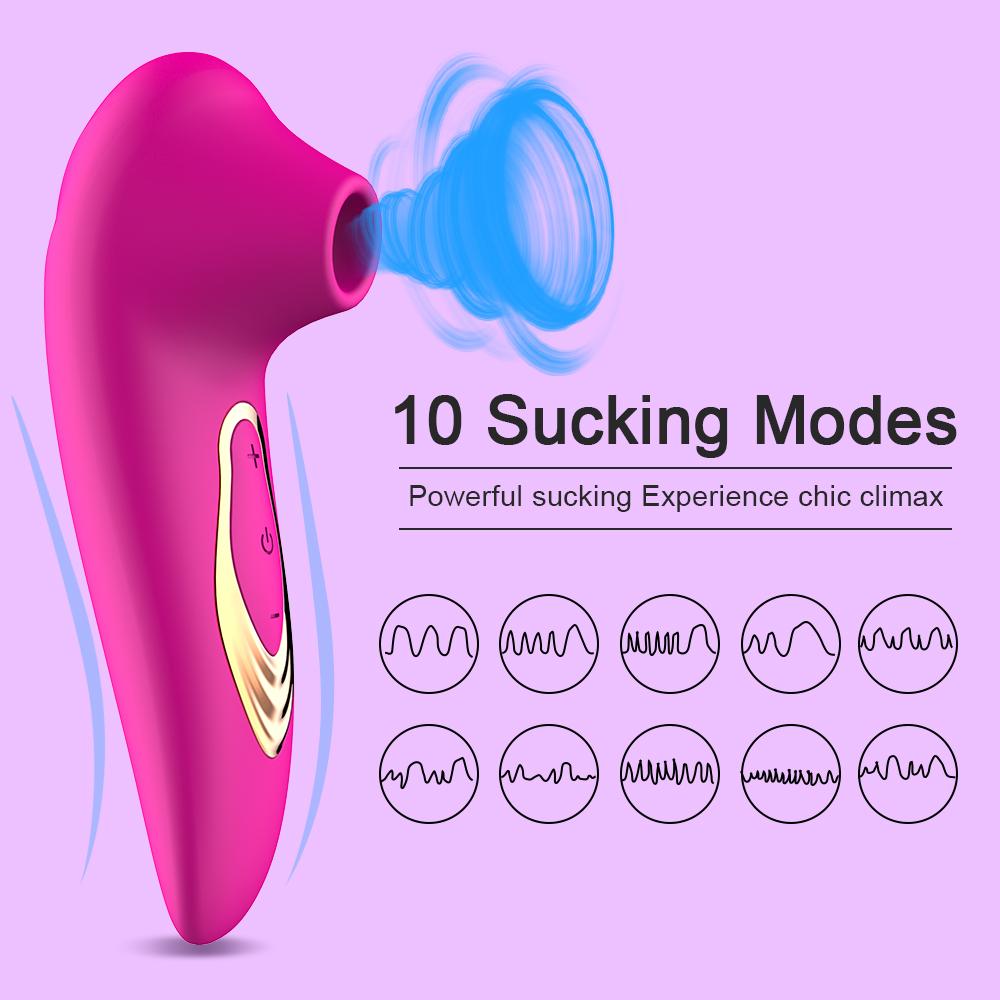 Clitorisstimulator G-spot vibrator Clitoris Sucker Orale seks Tonglikken Tepelzuigers Seksspeeltjes
