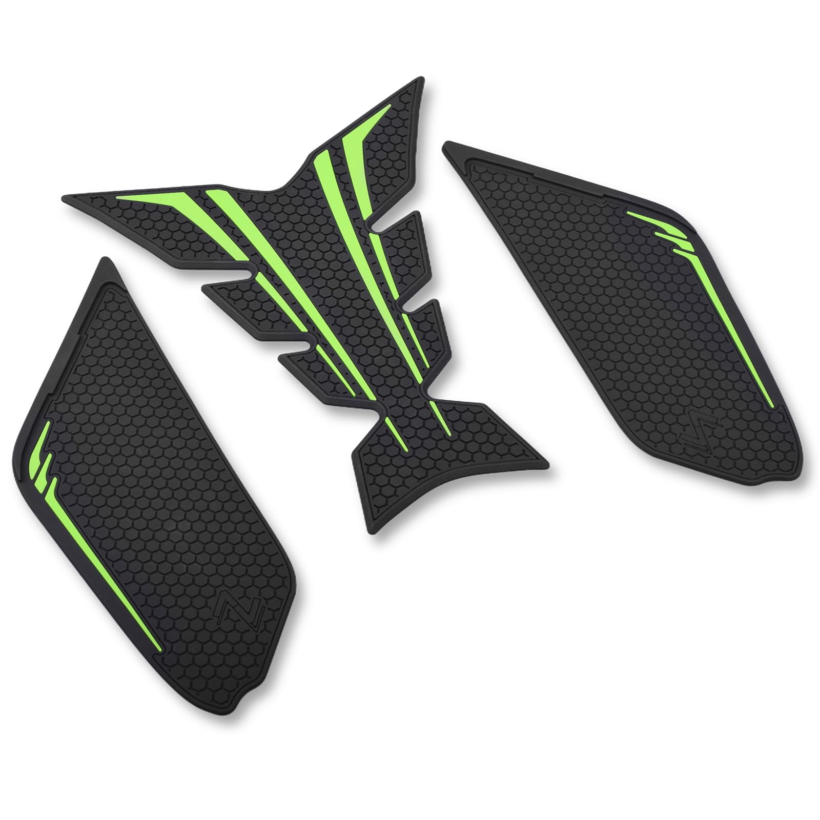 

BYEMTTY 3D Traction Pad Tank Kit Compatible with Kawasaki Z900 (2017-2025) Tank Pad (Midori) зелёный
