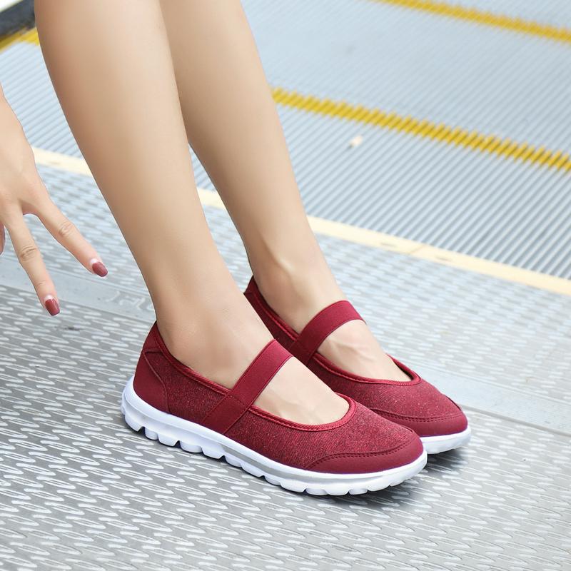 Spring Summer Women Sneakers Casual Shoes Female Loafers Slip On Breathable Trainers Women Flats Shoes Tenis Feminino WSH3305