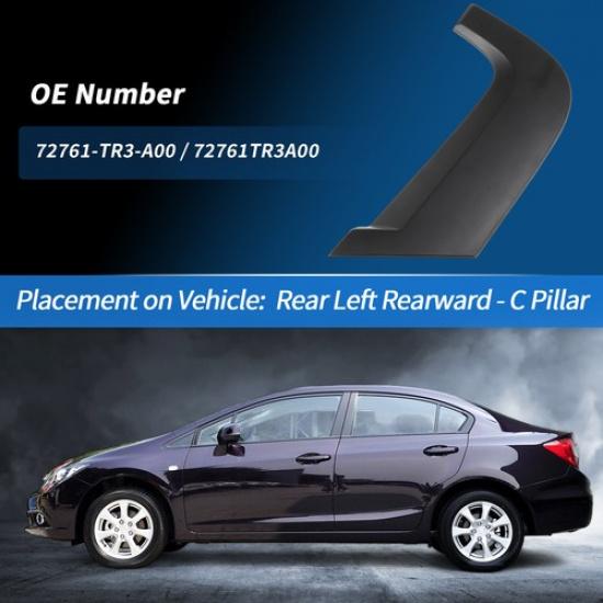 

Rear Left C Pillar Window Cover Trim for Honda Civic 2012-2015 72761-TR3-A00