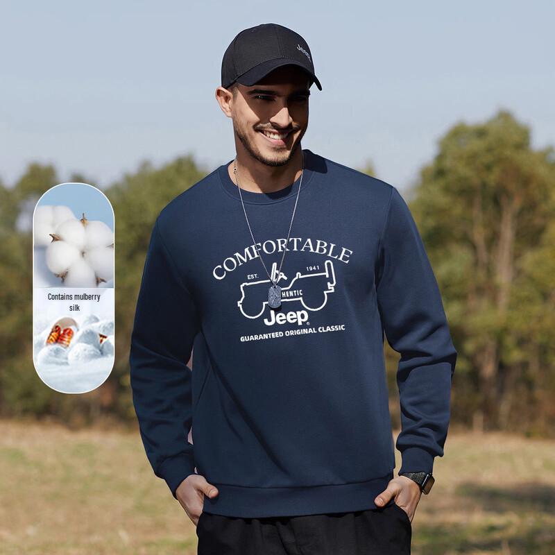 JEEP Men s Casual Crewneck Sweatshirt L