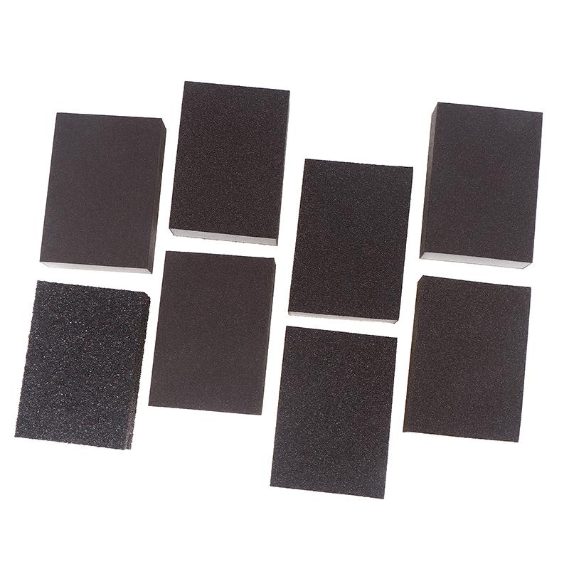 3Pcs Polishing Grinding Sponge Pads Manual Sanding Sponge Blocks Reusable Washable For Metal Wood Drywall Glass Polishing