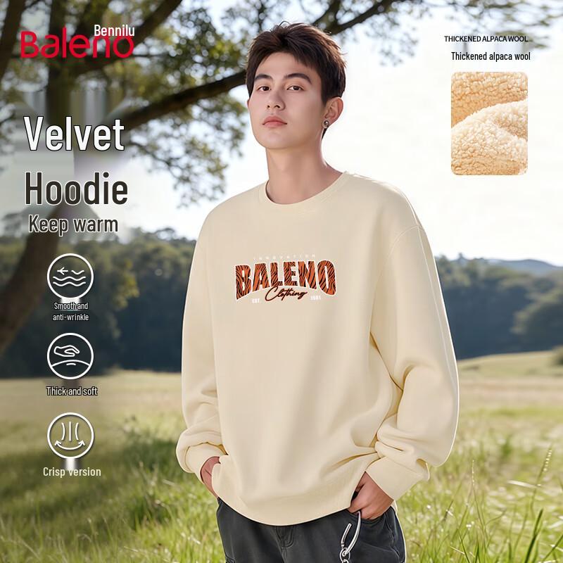

Baleno Men s Heavyweight Fleece-Lined Crewneck Sweatshirt 4XL
