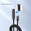 240W Fast Charging USB C Cable Built-in Phone Stand Wear-resistant Braided Nylon Data Cord for Home Outdoor Use