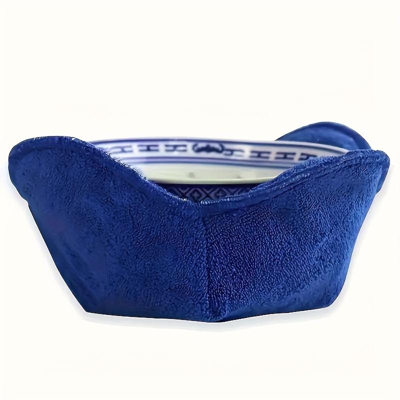 Microwave Bowl Cozy Holders Hot Bowl Towel Pad Reusable Design Anti Scalding Microwave Cover for Home Apartment Kitchen Camping