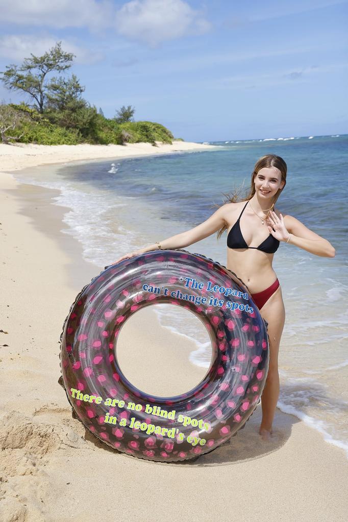 IGARASHI 120cm Pink Leopard Print Float with Rope (RLD-120P)