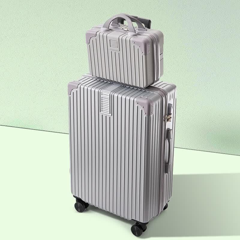 Xinhaoze ABS Hardside Spinner Luggage with Password Lock