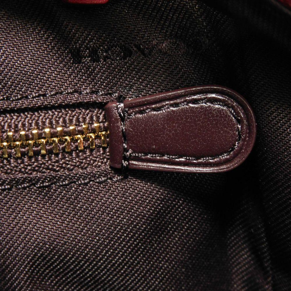 Used Dreamer 21 Calfskin 2-Way Shoulder Bag with C Logo (Red) (Product Code: 9726, 67021, 7922) Women's from Japan