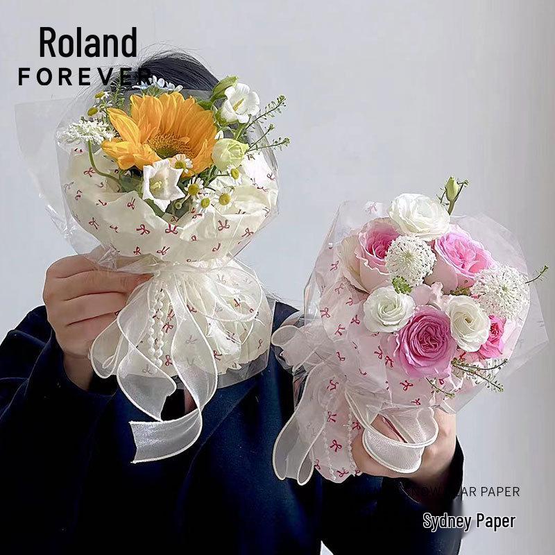 Roland Bow 38g Extra Thick Floral Tissue Paper for Fresh Flower Bouquets and Handmade Floral Art Packaging