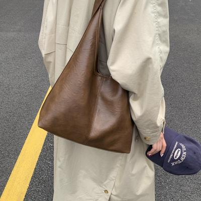 Bag Women's Large-capacity New Versatile Lazy High-end Single Shoulder Messenger Bag Commuter Tote Bag Tide