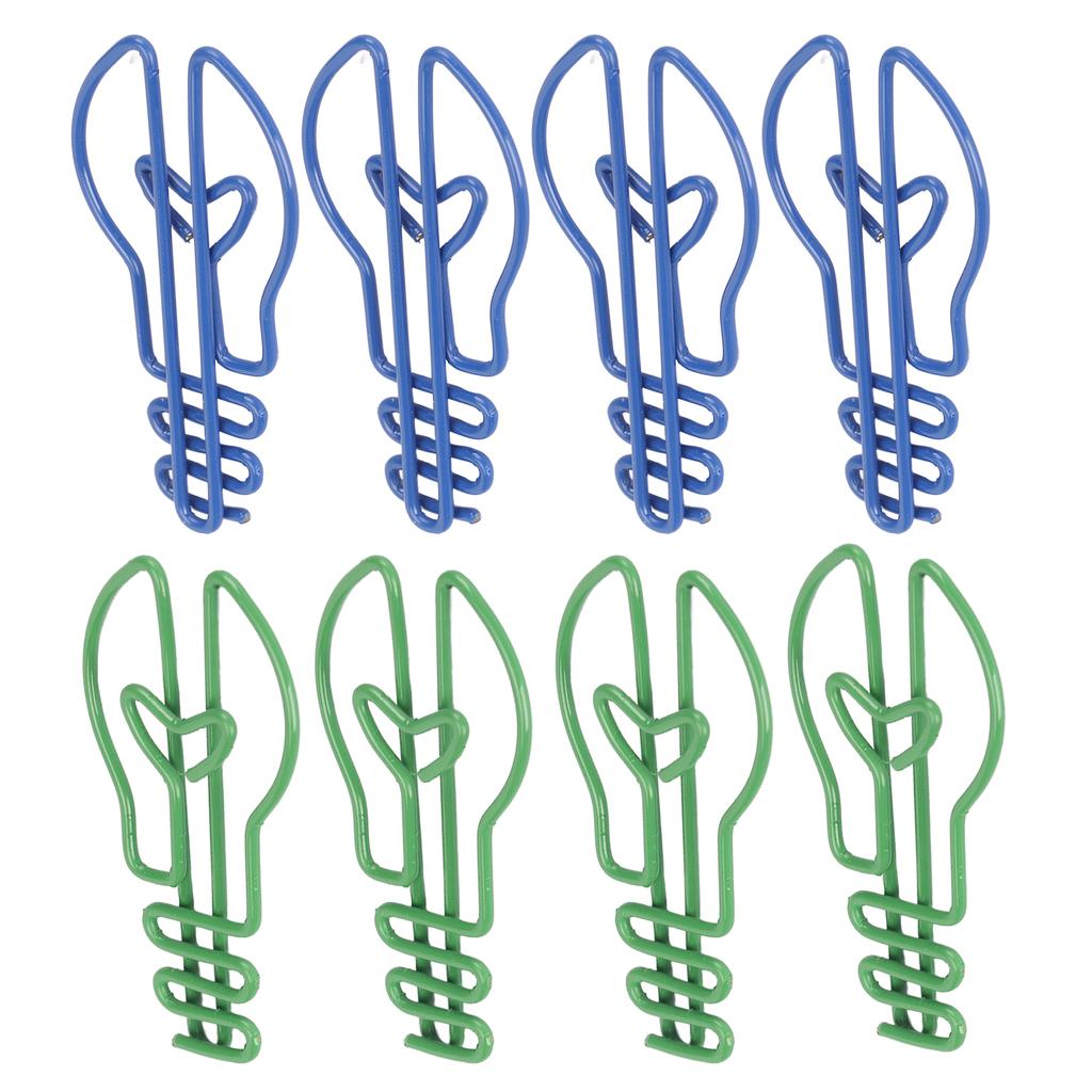 100Pcs Paper Clips Small Cute Light Bulb Special Shaped Metal Office Supplies for Notes