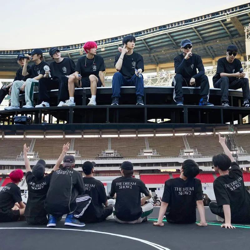 2026 Kpop NCT DREAM Concert THE DREAM SHOW2 Series Print T-shirt Cotton Summer Tee Short Sleeve T Shirt Fashion Women's Clothes