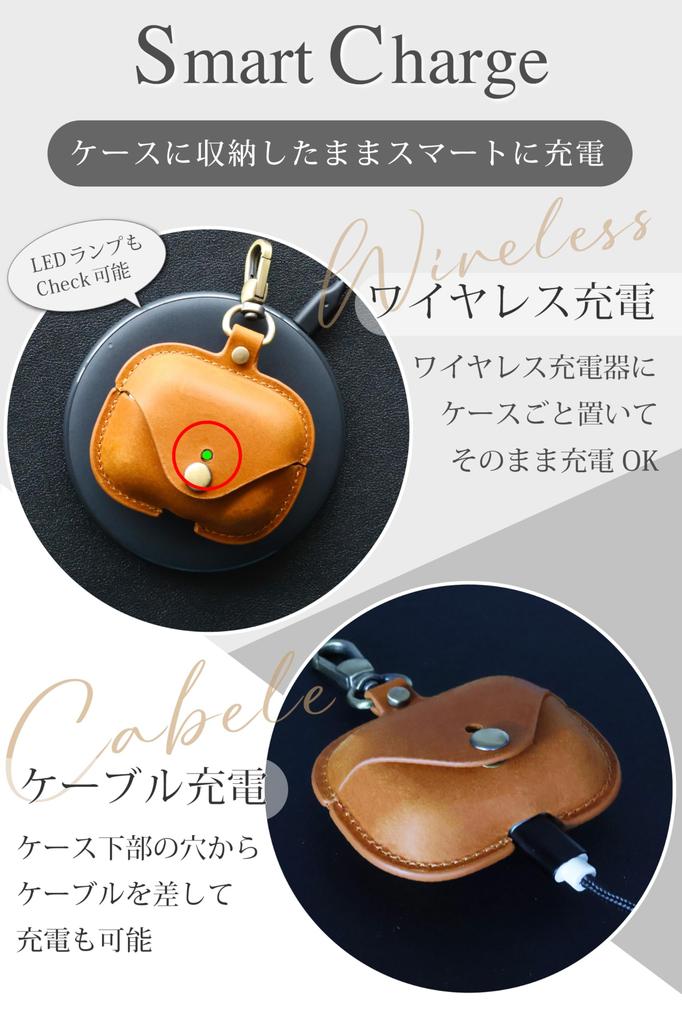 Husă Piele Pop Frog Airpods Pro 2 Husă Piele pentru Căști Pro Piele Piele Naturală Elegantă Husă Airpods Airpods cu Cârlig Încărcare Wireless