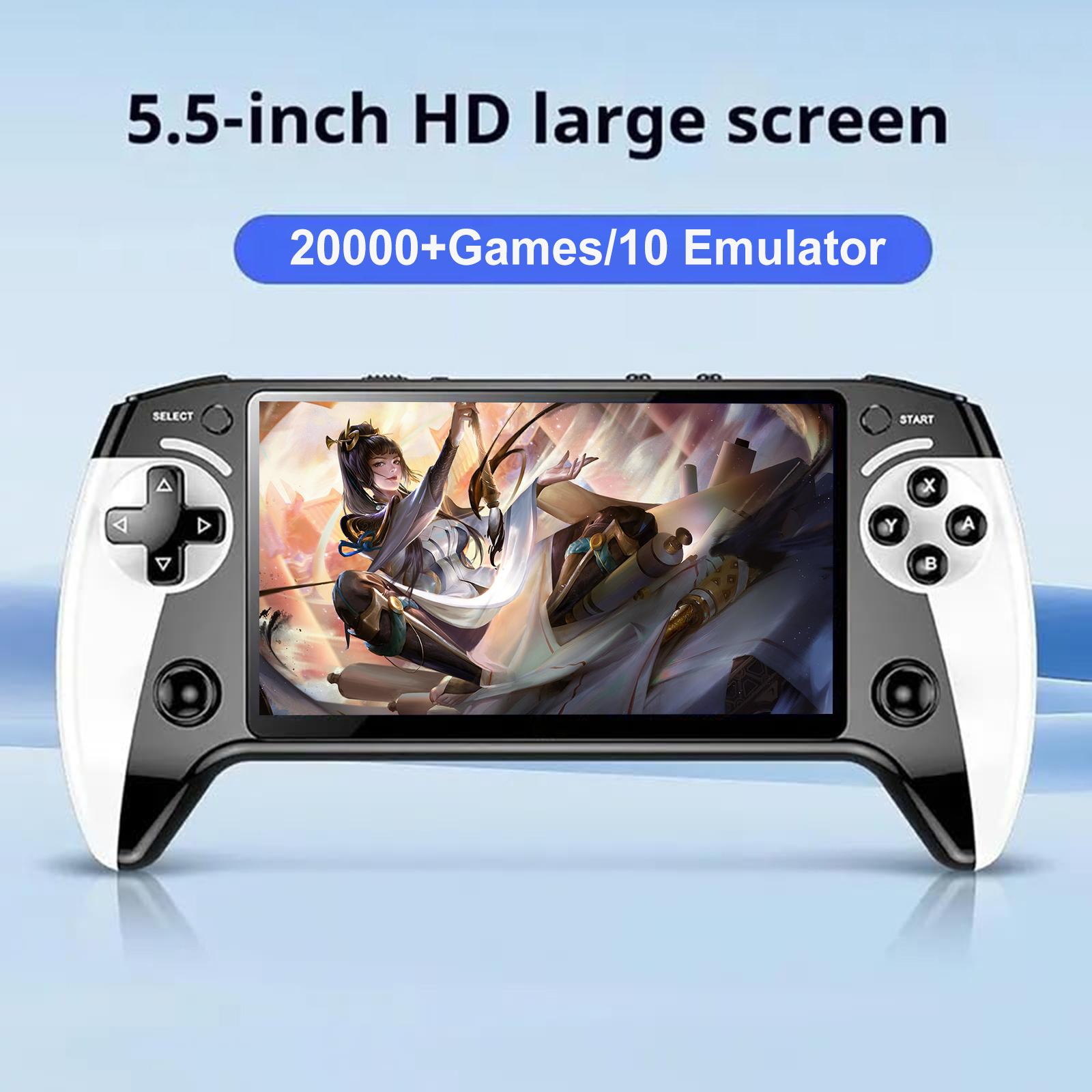 

Handheld Game Console 5.5 Inch Screen Retro Gaming Console with 20000+ Games Game Player for Kids and Adults
