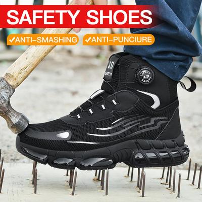 Hohe Unzerstörbare Arbeitsstiefel Stahlkappe Herren Sicherheitsschuhe Durchstichfest Rutschfest Paar Sneaker für Herren