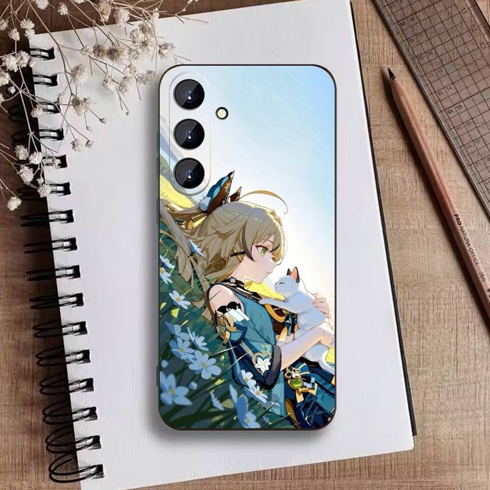 Genshin K-Kaedehara Kazuha Phone Case For Samsung Galaxy A73,A72,A71,A70,A52,A51 Others Soft Black Cover