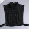 Hollow Lace Chiffon Doll Cotton Fake Collar Blouse Sweater Detachable Shirt Collar False Collar Lapel Women Top Collars Decor