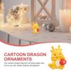 Dragon Zodiac Figurine Dragon Object 2024 Zodiac Sign Auspicious Statue Resin Miscellaneous Goods Gift New Gift Birthday Amulet Thank You New Year