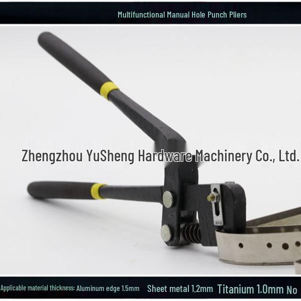 Industrial Heavy-Duty Stainless Steel Illuminated Letter Hole Puncher for Galvanized Metal Sheets